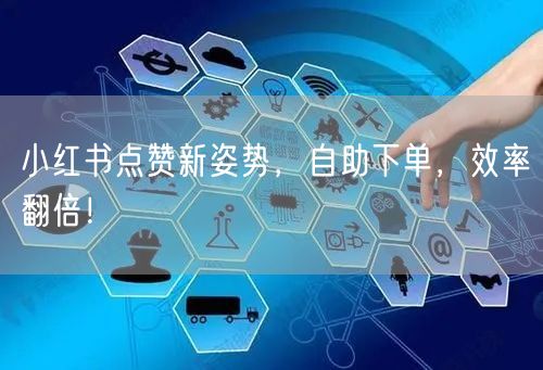小红书点赞新姿势，自助下单，效率翻倍！