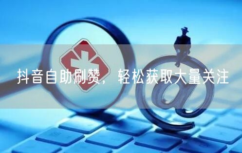 抖音自助刷赞，轻松获取大量关注