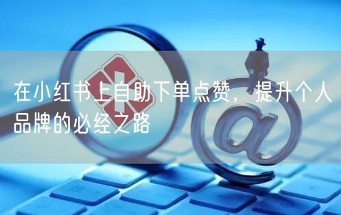 在小红书上自助下单点赞，提升个人品牌的必经之路