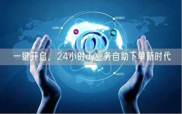 一键开启，24小时dy业务自助下单新时代