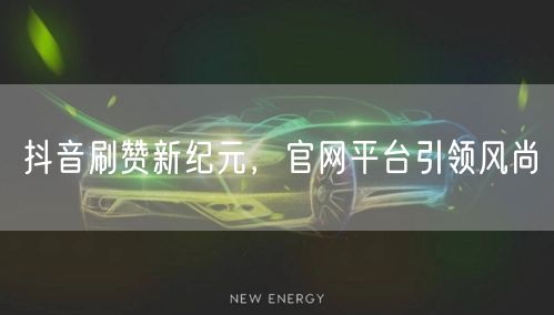 抖音刷赞新纪元，官网平台引领风尚