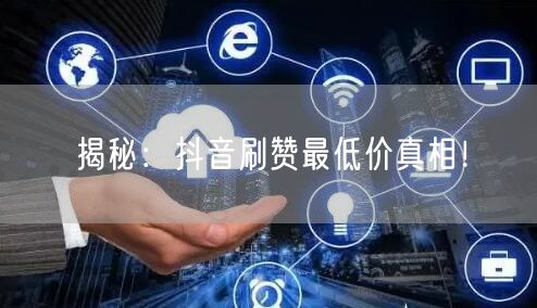 揭秘：抖音刷赞最低价真相！