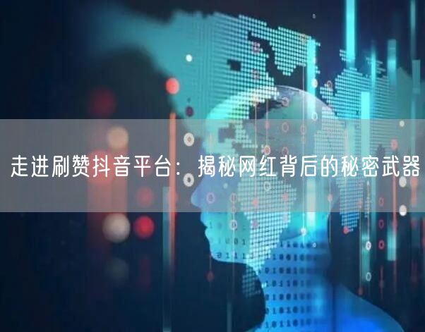 走进刷赞抖音平台:揭秘网红背后的秘密武器