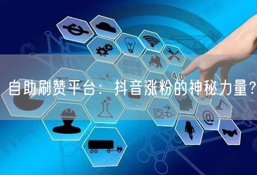 自助刷赞平台:抖音涨粉的神秘力量?