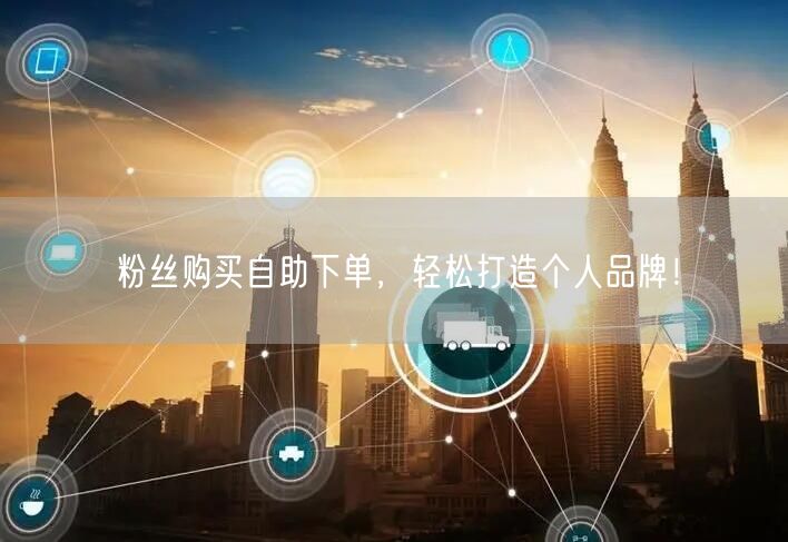粉丝购买自助下单，轻松打造个人品牌！