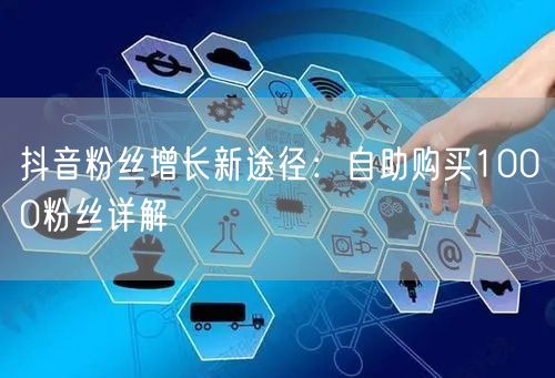 抖音粉丝增长新途径：自助购买1000粉丝详解