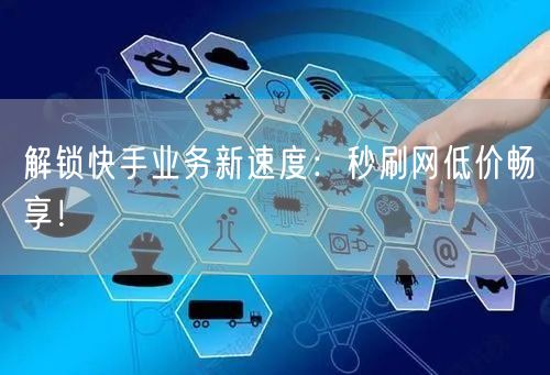 解锁快手业务新速度：秒刷网低价畅享！