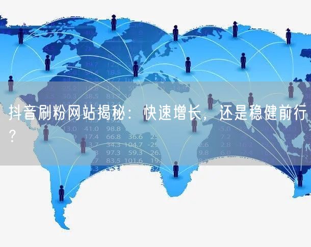 抖音刷粉网站揭秘：快速增长，还是稳健前行？