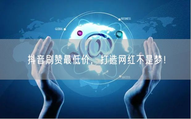 抖音刷赞最低价，打造网红不是梦！