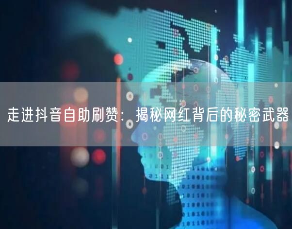 走进抖音自助刷赞：揭秘网红背后的秘密武器