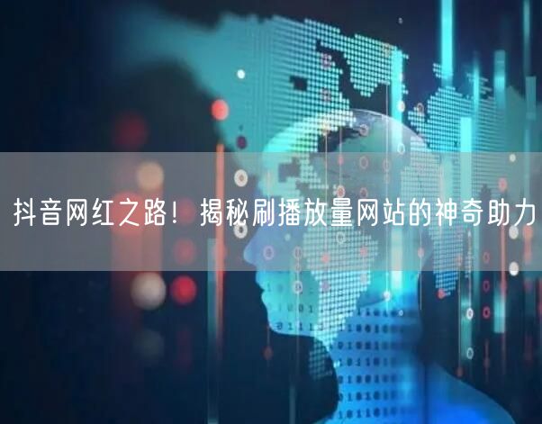 抖音网红之路！揭秘刷播放量网站的神奇助力