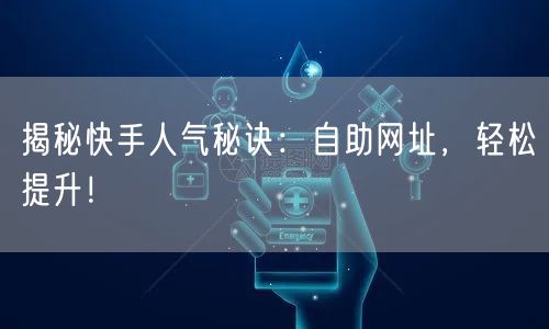 揭秘快手人气秘诀:自助网址,轻松提升!