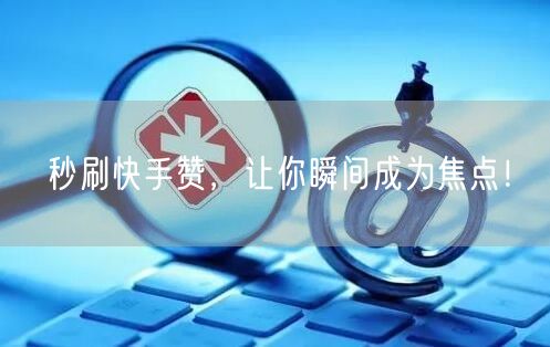 秒刷快手赞，让你瞬间成为焦点！