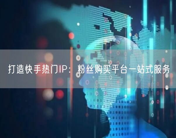打造快手热门IP：粉丝购买平台一站式服务