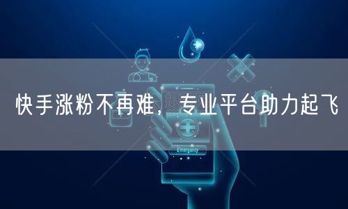 快手涨粉不再难,专业平台助力起飞