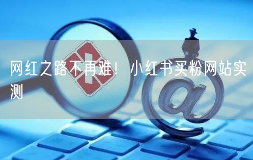 网红之路不再难！小红书买粉网站实测