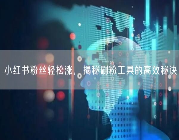 小红书粉丝轻松涨，揭秘刷粉工具的高效秘诀