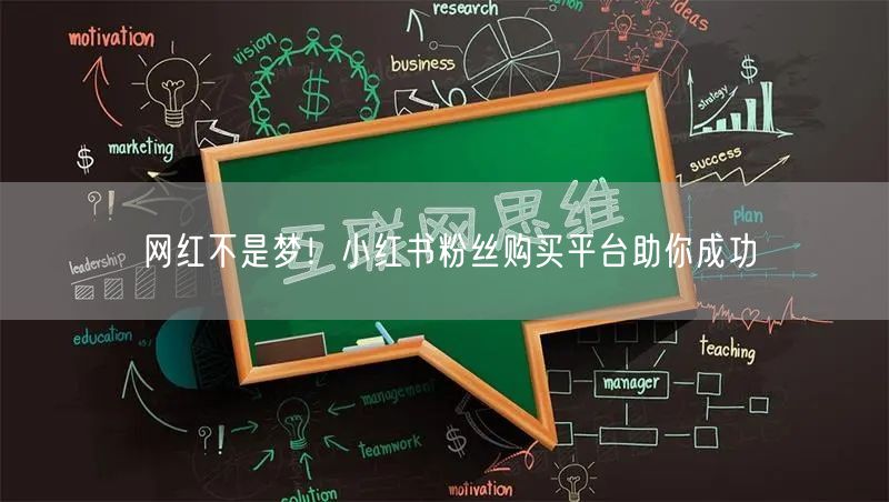 网红不是梦!小红书粉丝购买平台助你成功