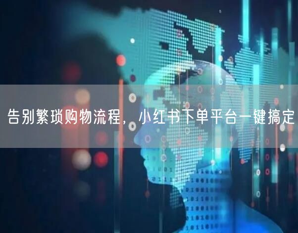 告别繁琐购物流程，小红书下单平台一键搞定