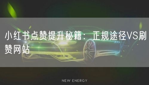小红书点赞提升秘籍：正规途径VS刷赞网站
