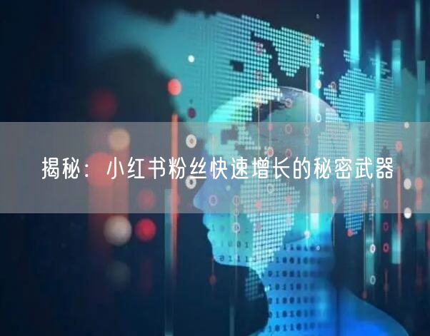 揭秘：小红书粉丝快速增长的秘密武器