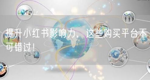 提升小红书影响力，这些购买平台不可错过！