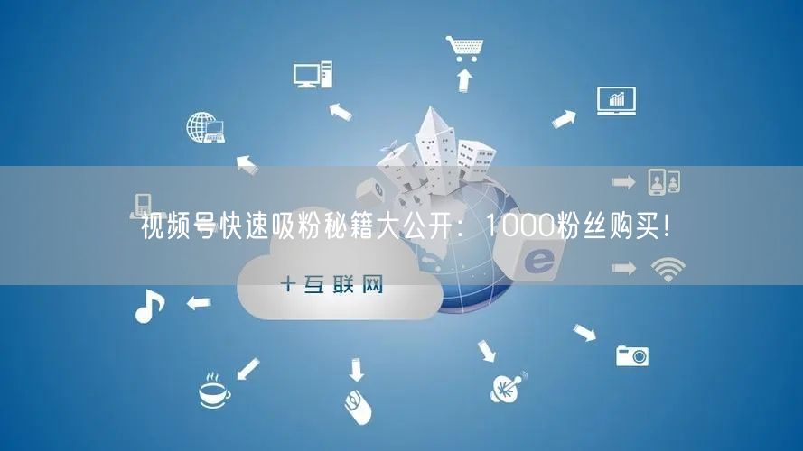 视频号快速吸粉秘籍大公开：1000粉丝购买！