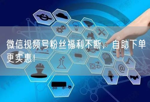 微信视频号粉丝福利不断，自助下单更实惠！